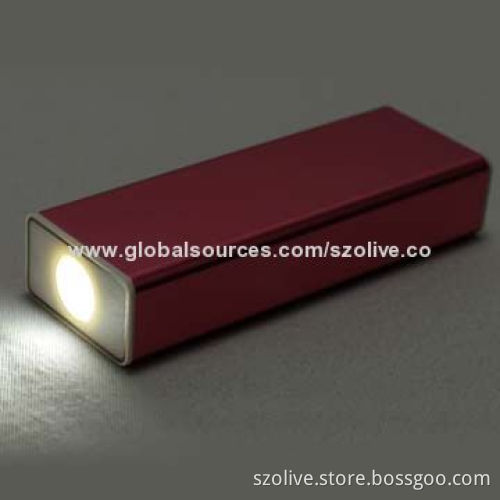 LED Torch Battery-operated Hand Warmer with Portable Power Bank, 5V, 2,000mA Output